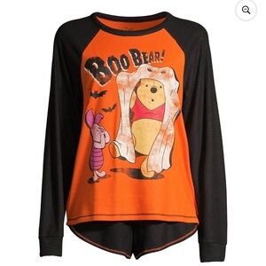 Winnie the Pooh Halloween pajama set new with tags women’s XS